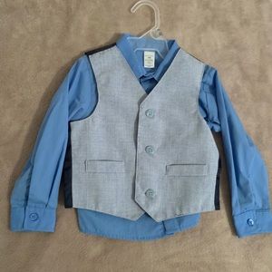Boy’s Dress Shirt w/ Vest